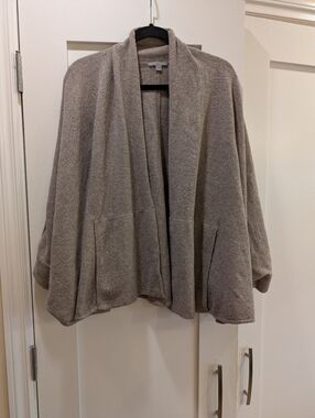 COS 100% Wool Unstructured Open Cardigan,M